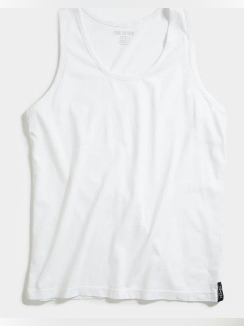 Todd Snyder Made in LA Tank Top in White